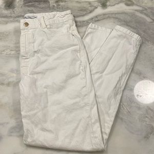 Zara moms Jean denim in white size 6